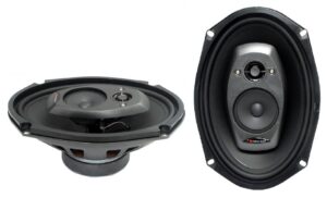 2 haut-parleurs coaxial 3 voies de 6x9" Nakamichi