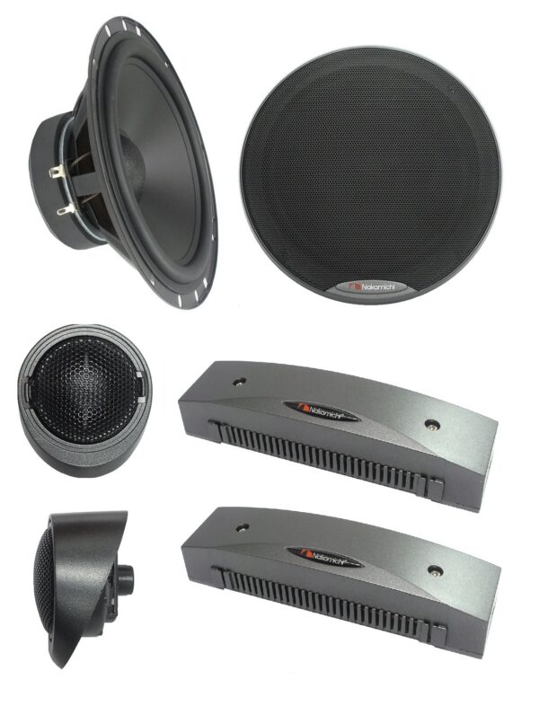 Ensemble de 2 haut-parleurs 2 voies 6.5" Nakamichi