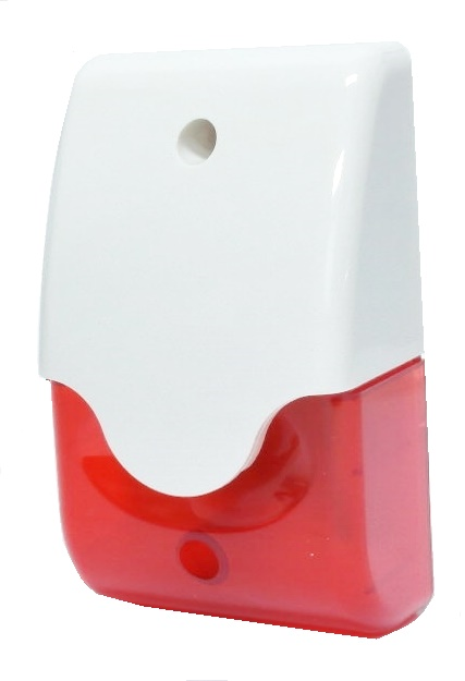 Sirène avec stroboscope rouge