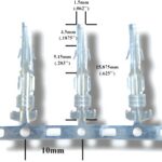 Contact métallique femelle pour Molex 0.062"