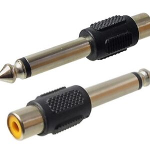 Adaptateur audio 1/4" (6.35mm) à RCA