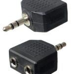 Adaptateur 1/8" male stéréo à 2x1/8" fem. stéréo