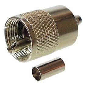 Connecteur PL-259 mâle à sertir pour câble RG-58