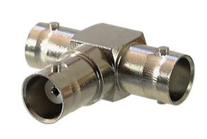 Adaptateur en T femelle pour connecteur BNC