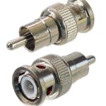 Adaptateur vidéo BNC mâle à RCA mâle