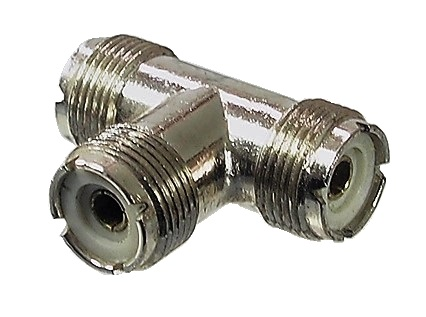 Jonction PL-259 (UHF) triple femelle