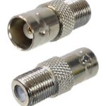 Adaptateur vidéo BNC femelle à coaxial femelle