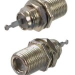 Connecteur coaxial type F châssis femelle