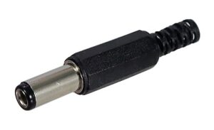 Connecteur DC mâle de 3.1 mm x 9 mm de longueur, à souder