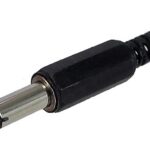 Connecteur DC mâle de 2.5 mm x 13 mm de longueur, à souder