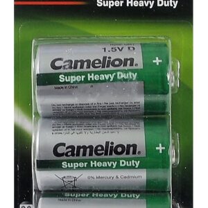 Paquet de 3 piles D de 1.5 Volts