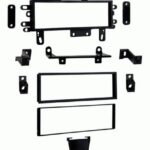 Ensemble de fixation pour radio d'auto ford/ lincoln / mercury 1982 et plus.