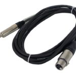 Câble Digiflex 1/4" mâle stéréo à XLR fem. - 10'
