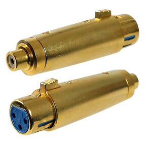 Adaptateur XLR femelle à RCA femelle