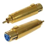 Adaptateur XLR femelle à RCA mâle