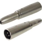 Adaptateur XLR mâle à 6.3 mm (1/4") femelle