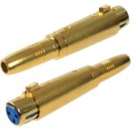 Adaptateur XLR femelle à 6.3 mm (1/4") femelle