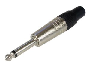 Connecteur 6.3mm (1/4") mâle mono