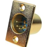 Prise XLR châssis mâle à 5 contacts