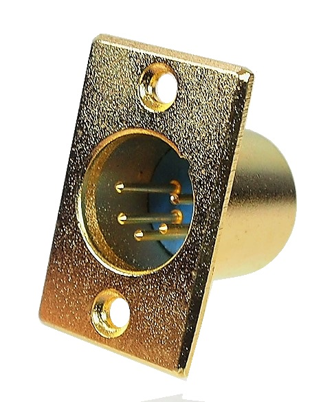 Prise XLR châssis mâle à 5 contacts