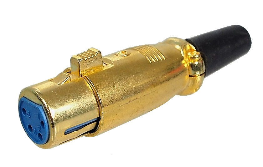 Prise XLR femelle 4 contacts