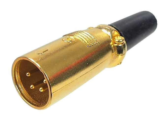 Prise XLR mâle à 4 contacts