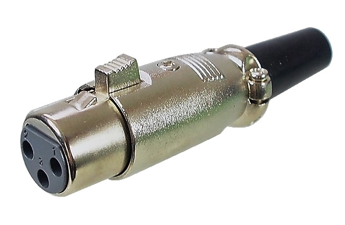 Prise XLR femelle à 3 contacts