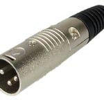 Prise XLR mâle à 3 contacts