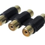 Union triple RCA femelle à femelle