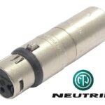 Extension Neutrik XRL mâle à femelle 3 contacts