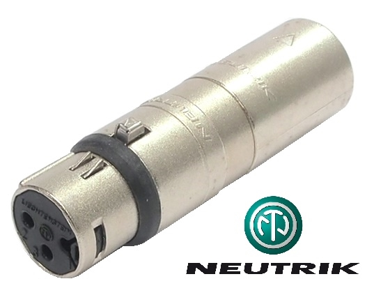 Extension Neutrik XRL mâle à femelle 3 contacts