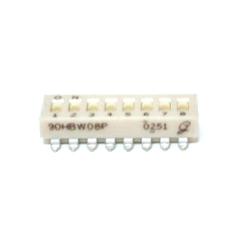 Micro interrupteur DIP On-Off 8.P.S.T.