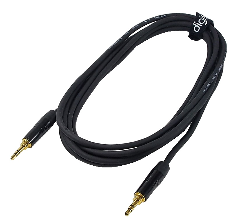 Câble audio stéréo Digiflex 3.5mm (1/8") - 10 ft