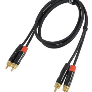 Câble audio Digiflex RCA stéréo - 3 pieds