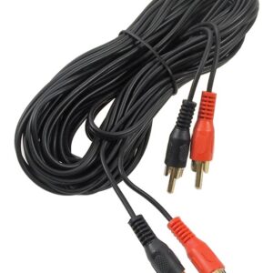 Câble audio RCA stéréo - 25 pieds