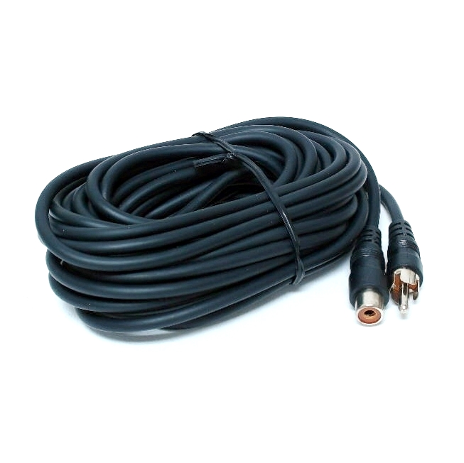 Rallonge mono RCA mâle à RCA femelle - 20 pieds