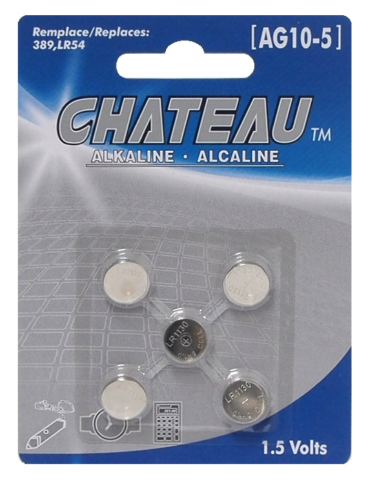 Pile bouton 389 (LR54, AG-10) alcaline