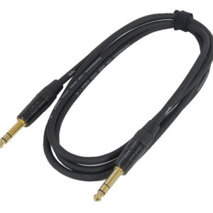 Câble audio stéréo Digiflex 6.3 mm M / M - 6'