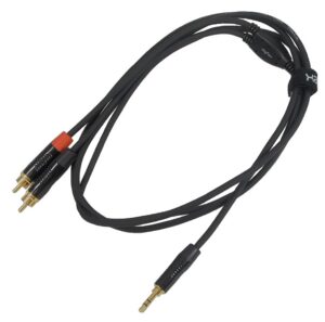 Câble Digiflex 3.5 mm (1/8") à RCA stéréo - 6'