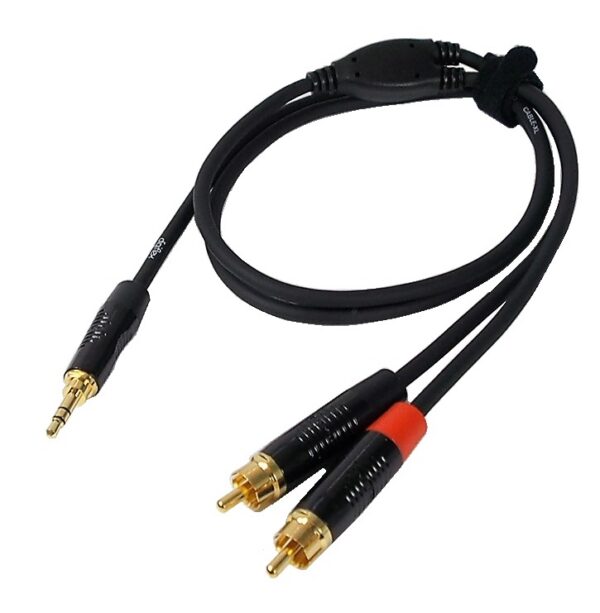 Câble Digiflex 3.5 mm (1/8") à RCA stéréo - 3'