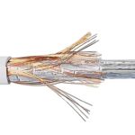 Câble coaxial RG-6 blanc 95% blindé