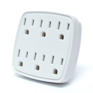 Multiprise électrique à 6 prises
