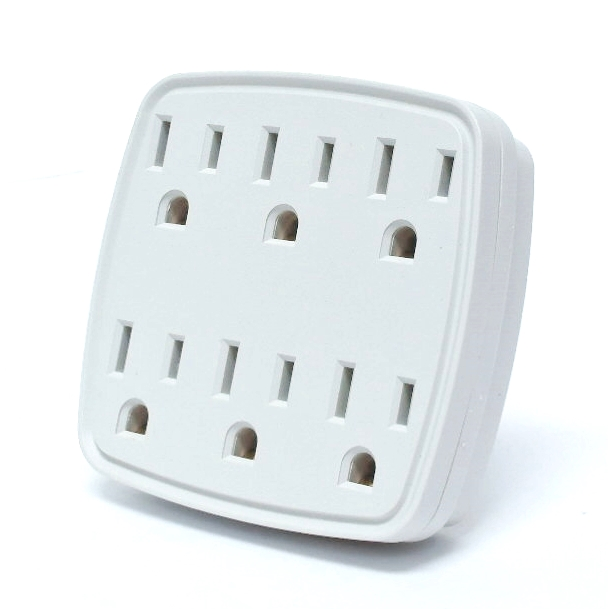 Multiprise électrique à 6 prises
