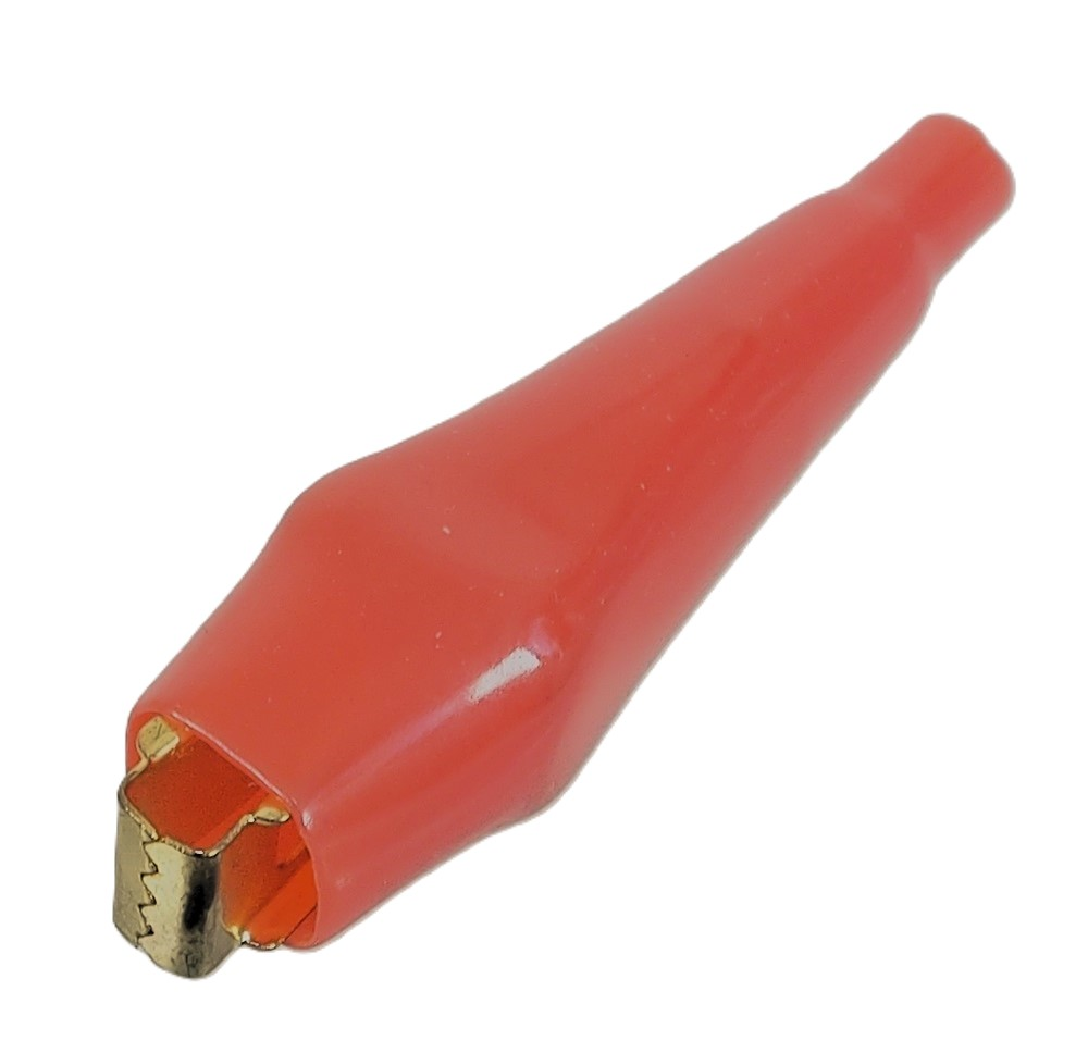 Pince à ressort de 43 mm plaqué or - 5 ampères