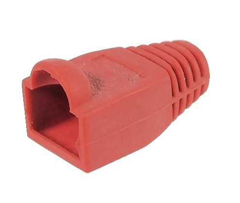 Couvert rouge pour connecteur ( boots pour RJ-45)