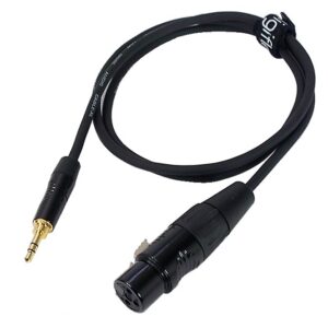 Câble audio fiche 3.5 mm à XLR femelle - 3'