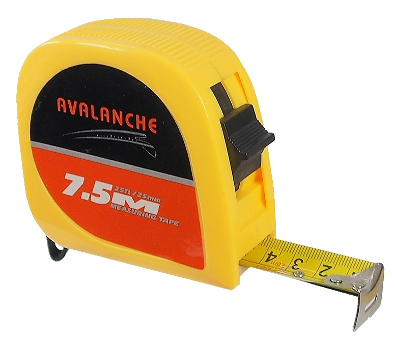 Ruban à mesurer métallique - 25’  (7.5m)