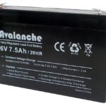 Batterie rechargeable 6V 7.5 Ah