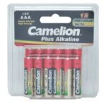 Paquet de 12 piles AAA alcaline de 1.5 Volts