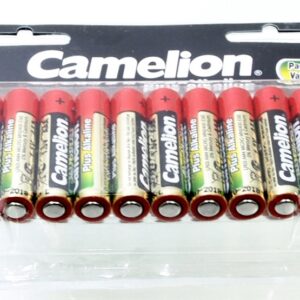Paquet de 24 batteries alcaline AAA 1.5 volts de marque Camelion.